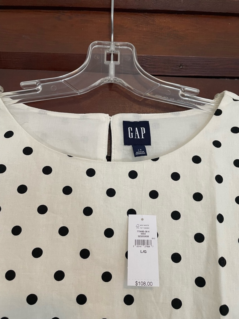 NWT Gap dotted summer dress
